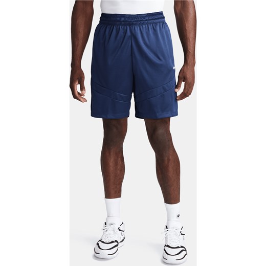 Męskie spodenki do koszykówki 21 cm Dri-FIT Nike Icon - Niebieski ze sklepu Nike poland w kategorii Spodenki męskie - zdjęcie 170914418