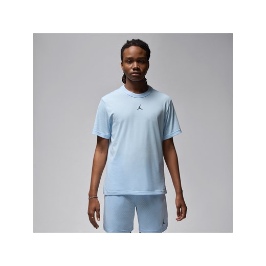 Męska koszulka z krótkim rękawem Dri-FIT Jordan Sport - Niebieski ze sklepu Nike poland w kategorii T-shirty męskie - zdjęcie 170914458