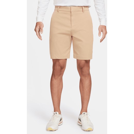 Męskie krótkie chinosy do golfa 20 cm Nike Tour - Brązowy ze sklepu Nike poland w kategorii Spodnie męskie - zdjęcie 170914496