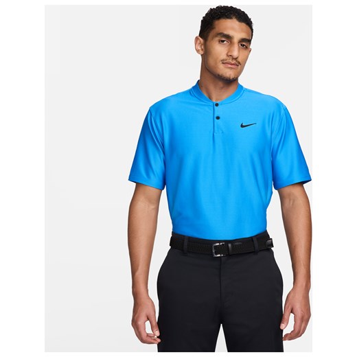Męska koszulka polo do golfa Dri-FIT Nike Tour - Niebieski ze sklepu Nike poland w kategorii T-shirty męskie - zdjęcie 170914505