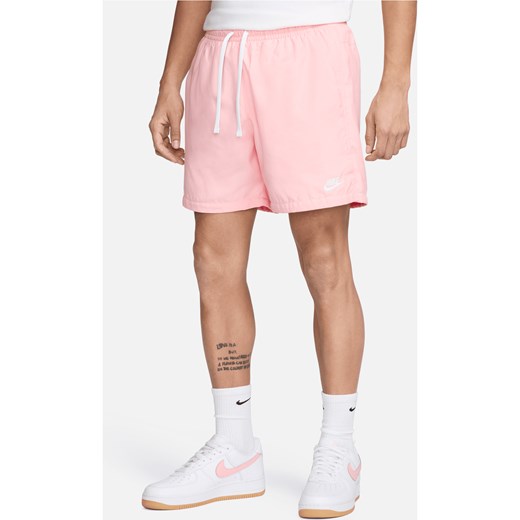 Swobodne spodenki z tkaniny Nike Sportswear - Różowy ze sklepu Nike poland w kategorii Spodenki męskie - zdjęcie 170914536