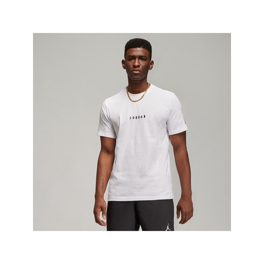 T-shirt męski Jordan Air - Biel ze sklepu Nike poland w kategorii T-shirty męskie - zdjęcie 170914615