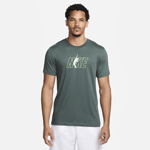 Męski T-shirt do tenisa Dri-FIT NikeCourt - Zieleń Nike L Nike poland