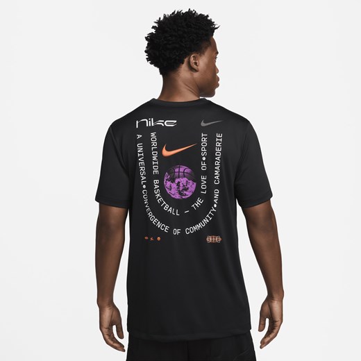 Męski T-shirt do koszykówki Dri-FIT Nike - Czerń Nike XXL Nike poland
