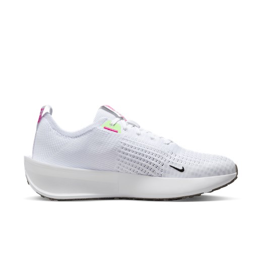 Nike buty sportowe damskie dla biegaczy białe wiązane na płaskiej podeszwie 