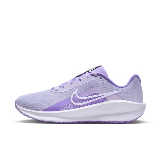 Buty sportowe damskie Nike do biegania downshifter fioletowe sznurowane płaskie 