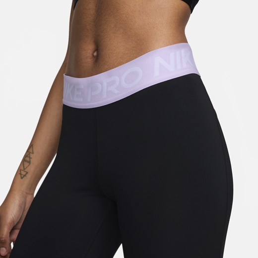 Damskie legginsy ze średnim stanem o skróconym kroju ze wstawkami z siateczki Nike XS (EU 32-34) Nike poland