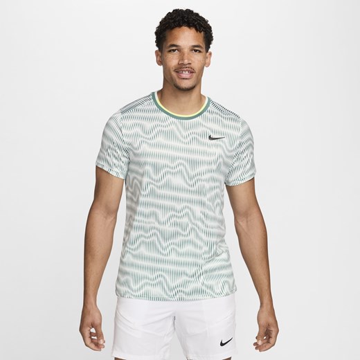 Męska koszulka do tenisa Dri-FIT NikeCourt Advantage - Zieleń Nike M Nike poland