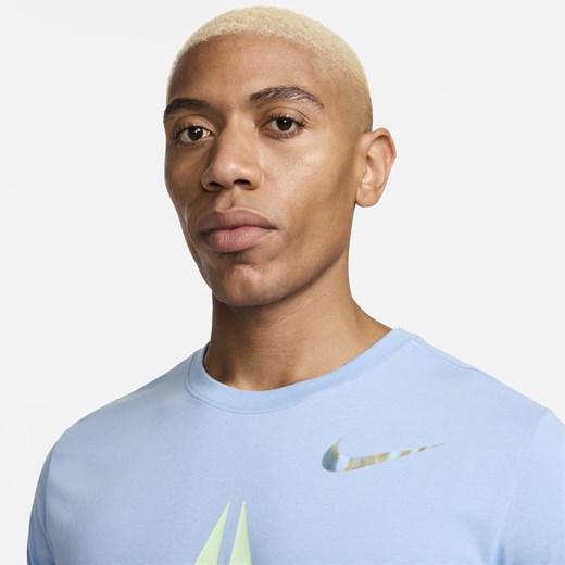 Męski T-shirt do koszykówki Dri-FIT Ja - Niebieski Nike S Nike poland