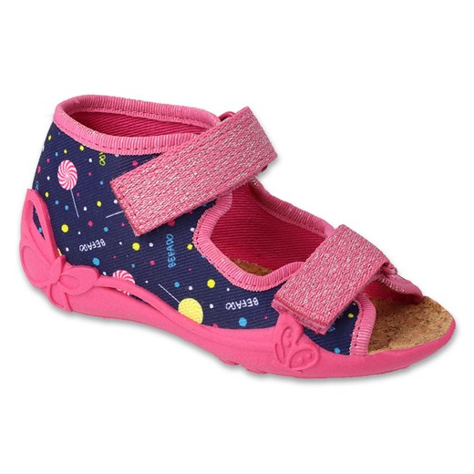 Befado obuwie dziecięce 343P002 różowe ze sklepu ButyModne.pl w kategorii Buciki niemowlęce - zdjęcie 170916956
