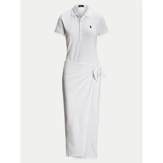 Polo Ralph Lauren Sukienka codzienna 211935605001 Biały Slim Fit Polo Ralph Lauren XS MODIVO