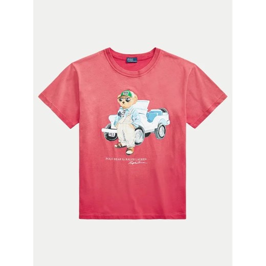 Bluzka damska Polo Ralph Lauren młodzieżowa z okrągłym dekoltem z krótkimi rękawami