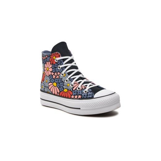 Converse Trampki Chuck Taylor All Star Lift Platform Floral A08112C Kolorowy Converse 36 MODIVO