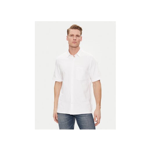 Calvin Klein Koszula K10K112708 Biały Regular Fit ze sklepu MODIVO w kategorii Koszule męskie - zdjęcie 170918329