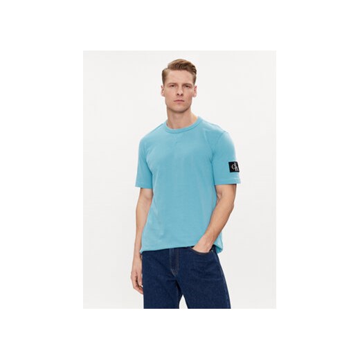 Calvin Klein Jeans T-Shirt J30J323484 Niebieski Regular Fit ze sklepu MODIVO w kategorii T-shirty męskie - zdjęcie 170918338