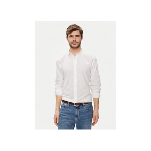 Jack&Jones Koszula 12248579 Biały Slim Fit ze sklepu MODIVO w kategorii Koszule męskie - zdjęcie 170918397