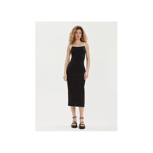 Tommy Jeans Sukienka letnia DW0DW17952 Czarny Slim Fit ze sklepu MODIVO w kategorii Sukienki - zdjęcie 170918409