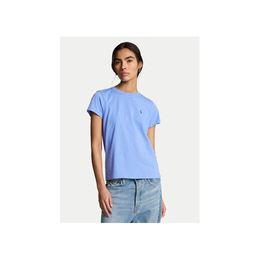 Polo Ralph Lauren T-Shirt 211898698022 Niebieski Regular Fit ze sklepu MODIVO w kategorii Bluzki damskie - zdjęcie 170918559