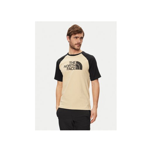 The North Face T-Shirt Easy NF0A87N7 Beżowy Regular Fit ze sklepu MODIVO w kategorii T-shirty męskie - zdjęcie 170918768