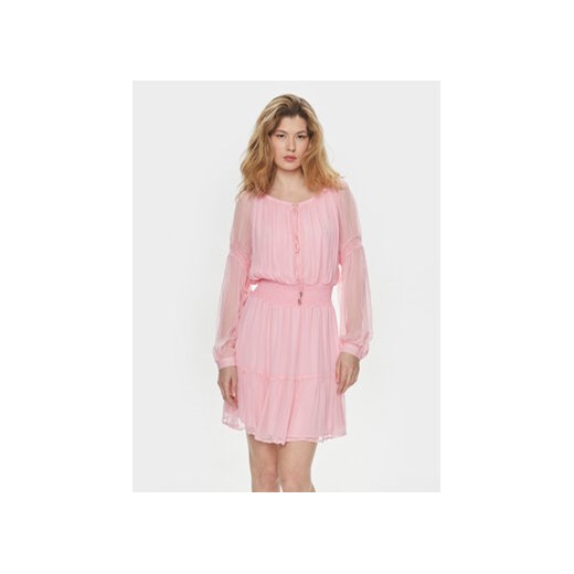 Liu Jo Sukienka codzienna MA4112 T3473 Różowy Regular Fit ze sklepu MODIVO w kategorii Sukienki - zdjęcie 170918948