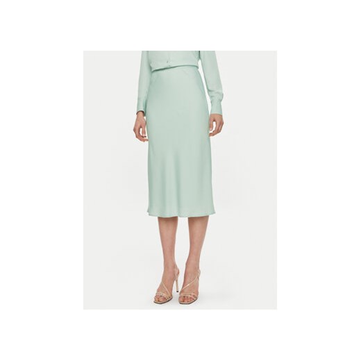 Calvin Klein Spódnica midi Bias K20K203514 Zielony Regular Fit ze sklepu MODIVO w kategorii Spódnice - zdjęcie 170918957