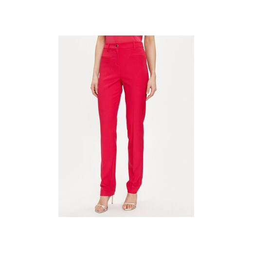 Morgan Spodnie materiałowe 241-PBERY.F Czerwony Slim Fit ze sklepu MODIVO w kategorii Spodnie damskie - zdjęcie 170918967