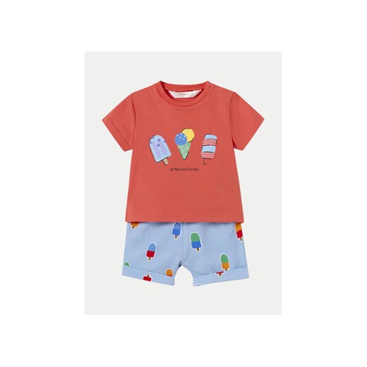 Mayoral Komplet t-shirt i spodenki 1224 Kolorowy Regular Fit ze sklepu MODIVO w kategorii Komplety niemowlęce - zdjęcie 170919215