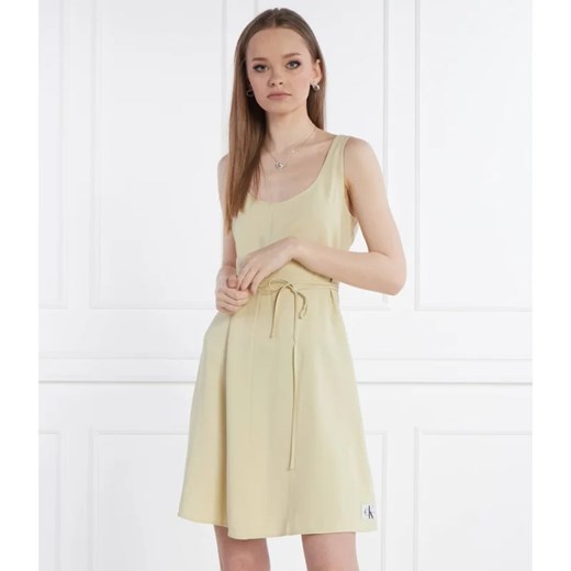 CALVIN KLEIN JEANS Sukienka z paskiem ze sklepu Gomez Fashion Store w kategorii Sukienki - zdjęcie 170919785