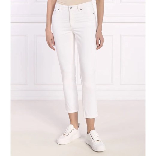 Michael Kors Jeansy SIDE SLIT JEANS | Slim Fit | mid waist Michael Kors 40 okazyjna cena Gomez Fashion Store