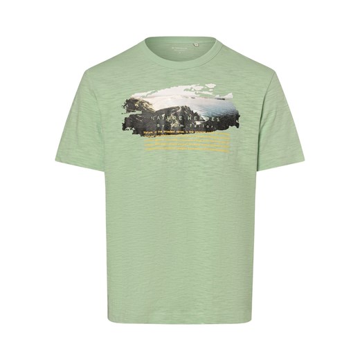 Tom Tailor Koszulka męska Mężczyźni Bawełna seledynowy nadruk ze sklepu vangraaf w kategorii T-shirty męskie - zdjęcie 170921048