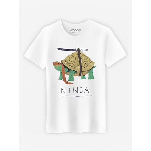 WOOOP Koszulka &quot;Ninja Turtle&quot; w kolorze białym Wooop XXL okazja Limango Polska