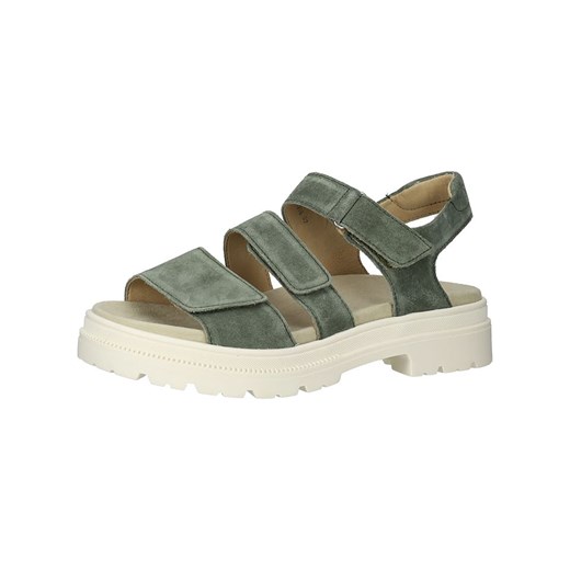 Ara Shoes Skórzane sandały w kolorze zielonym ze sklepu Limango Polska w kategorii Sandały damskie - zdjęcie 170921269