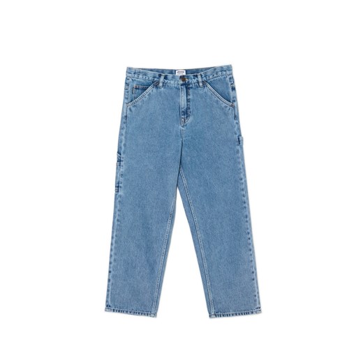 Cropp - Niebieskie jeansy wide leg - niebieski Cropp 34/32 Cropp