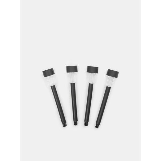 Sinsay - Lampy solarne 4 pack - czarny Sinsay Jeden rozmiar Sinsay