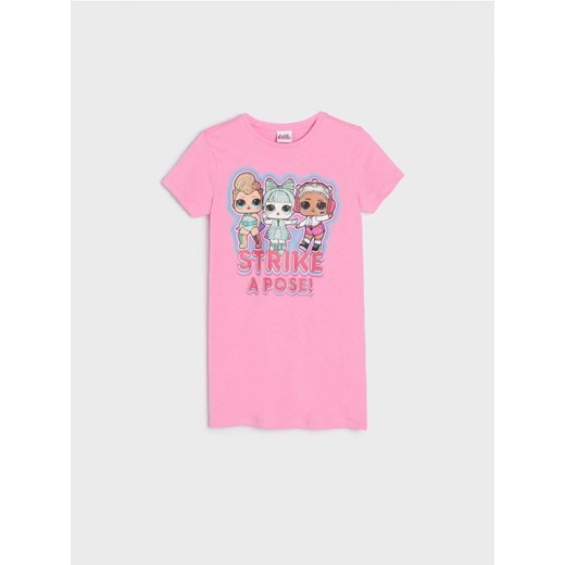 Sinsay - Koszula nocna L.O.L. Surprise - różowy ze sklepu Sinsay w kategorii Piżamy dziecięce - zdjęcie 170922918