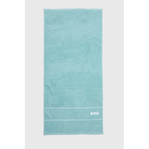 BOSS ręcznik Plain Aruba Blue 50 x 100 cm ze sklepu ANSWEAR.com w kategorii Ręczniki - zdjęcie 170923829
