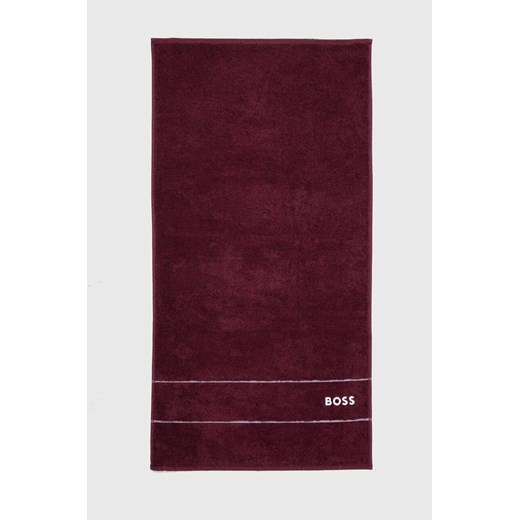 BOSS ręcznik bawełniany Plain Burgundy 50 x 100 cm ze sklepu ANSWEAR.com w kategorii Ręczniki - zdjęcie 170923838