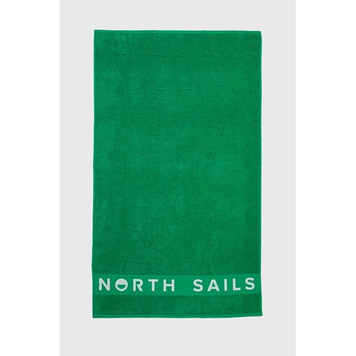 North Sails ręcznik bawełniany 98 x 172 cm kolor zielony 623267 ze sklepu ANSWEAR.com w kategorii Ręczniki - zdjęcie 170923876