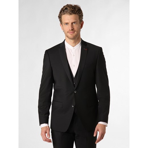 Roy Robson Męska kurtka modułowa Mężczyźni Slim Fit Wełna czarny jednolity Roy Robson 98 vangraaf
