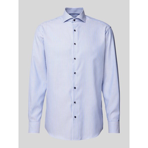 Koszula biznesowa o kroju modern fit z kołnierzykiem typu cutaway ze sklepu Peek&Cloppenburg  w kategorii Koszule męskie - zdjęcie 170927367