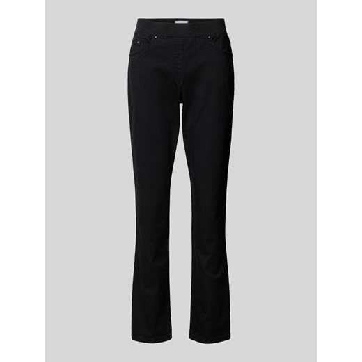 Jeansy o kroju slim fit z 5 kieszeniami i elastycznym pasem — ‘Super Dynamic’ ze sklepu Peek&Cloppenburg  w kategorii Jeansy damskie - zdjęcie 170927369