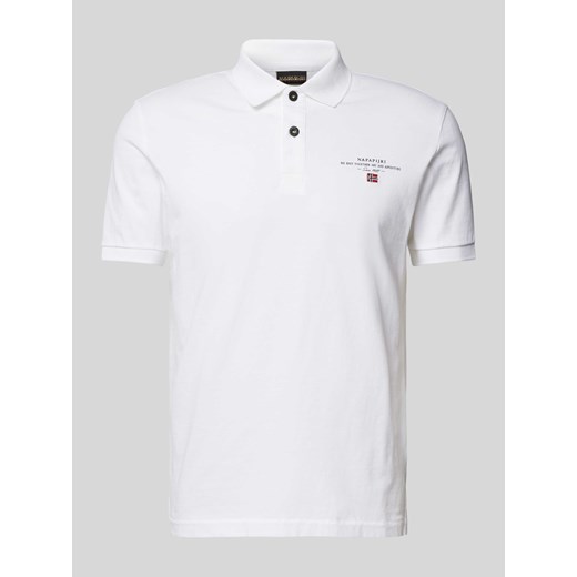 Koszulka polo o kroju regular fit z nadrukiem z logo model ‘elbas’ ze sklepu Peek&Cloppenburg  w kategorii T-shirty męskie - zdjęcie 170927389