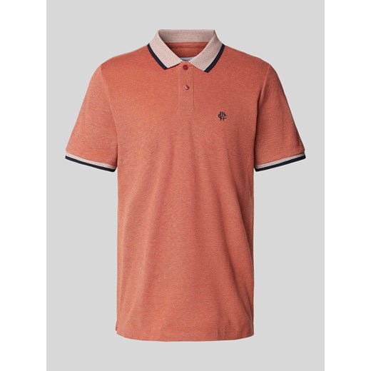 Koszulka polo z detalem z logo model ‘RUBY’ ze sklepu Peek&Cloppenburg  w kategorii T-shirty męskie - zdjęcie 170927445