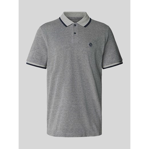 Koszulka polo z detalem z logo model ‘RUBY’ ze sklepu Peek&Cloppenburg  w kategorii T-shirty męskie - zdjęcie 170927706