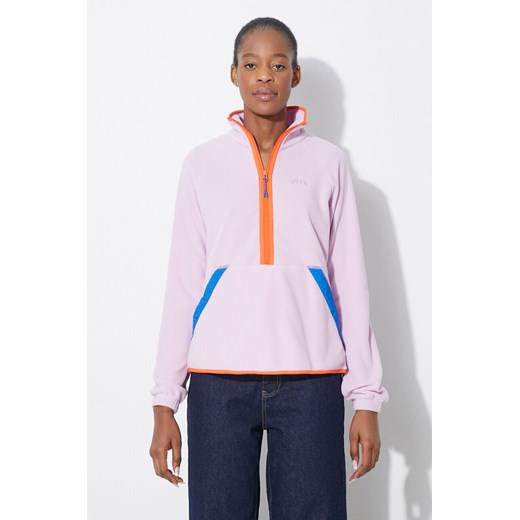 Helly Hansen bluza sportowa Rig kolor różowy wzorzysta 54082 ze sklepu PRM w kategorii Bluzy damskie - zdjęcie 170927845