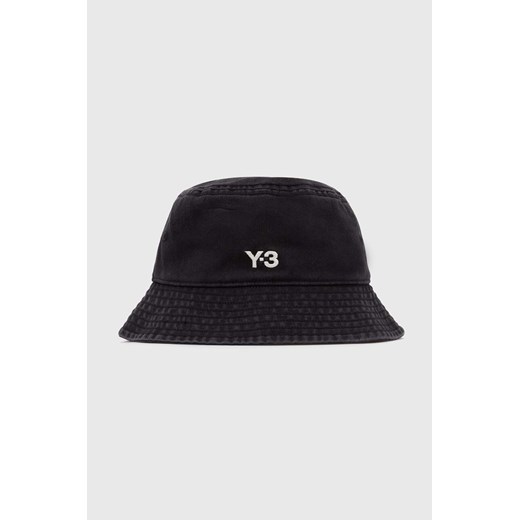 Y-3 kapelusz bawełniany Bucket Hat kolor czarny bawełniany IX7000 ze sklepu PRM w kategorii Kapelusze męskie - zdjęcie 170927865