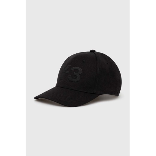 Y-3 czapka z daszkiem Logo Cap kolor czarny z aplikacją IY0104 Y-3 One Size PRM