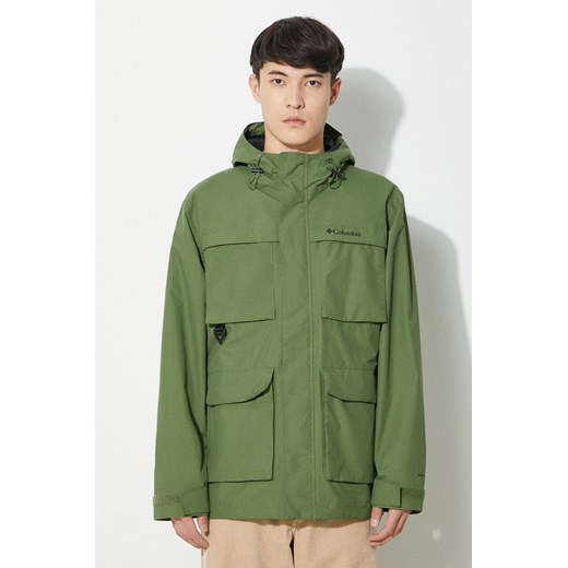 Columbia kurtka outdoorowa Landroamer kolor zielony 2071131 ze sklepu PRM w kategorii Kurtki męskie - zdjęcie 170927958