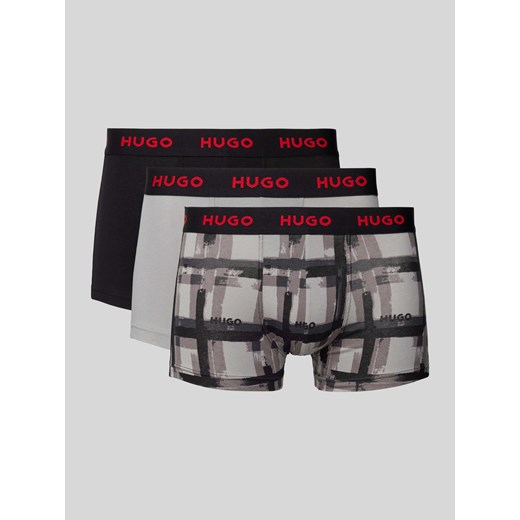 Obcisłe bokserki z elastycznym paskiem z logo w zestawie 3 szt. ze sklepu Peek&Cloppenburg  w kategorii Majtki męskie - zdjęcie 170932405