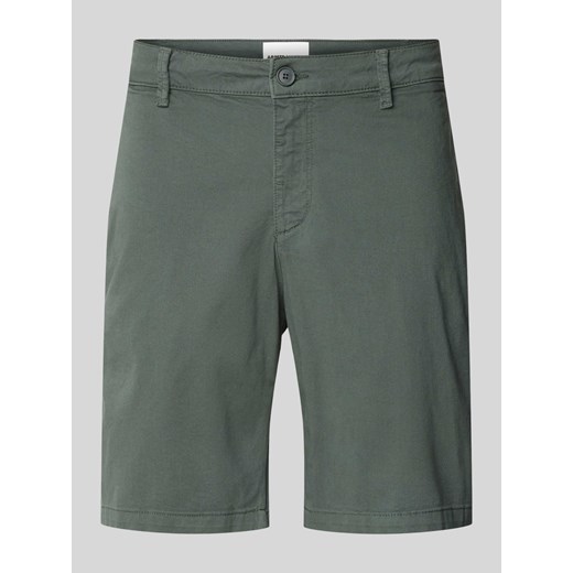 Szorty o kroju regular fit z kieszeniami z tyłu model ‘DAALOS’ ze sklepu Peek&Cloppenburg  w kategorii Spodenki męskie - zdjęcie 170932596